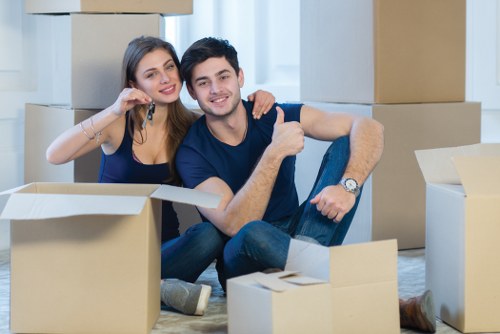 Commercial moving team planning an office relocation in Kingston upon Thames