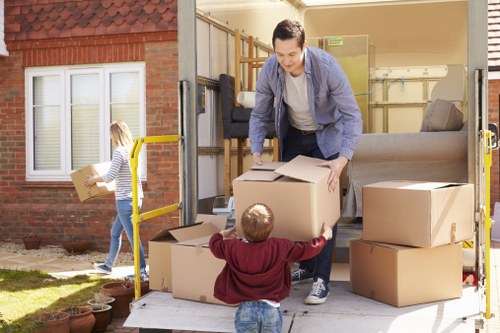 Moving company transporting furniture safely in Kingston upon Thames