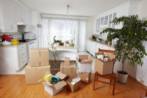 Commercial moving truck for office and business relocations in Kingston