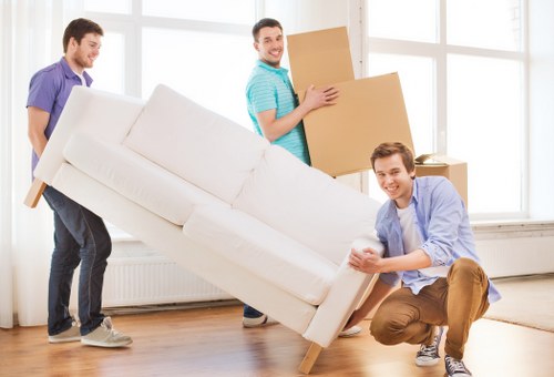 Removal crew completing a safe and organised delivery