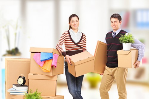 Packing supplies including tape, wrap, and labels for secure moving
