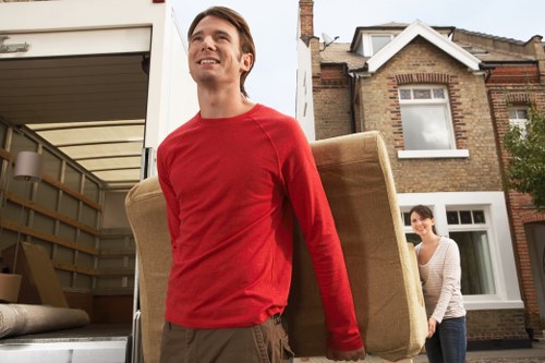 Kingston upon Thames apartment moving team planning access and parking