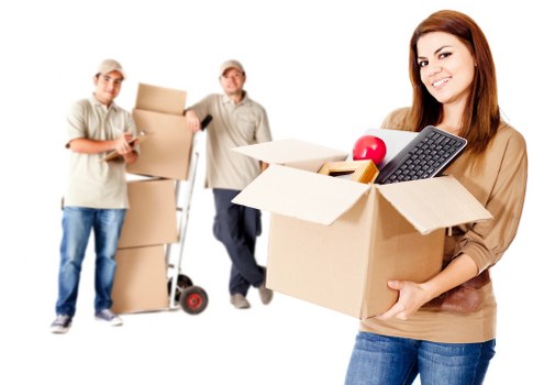Careful loading of business items for a commercial relocation in Kingston upon Thames