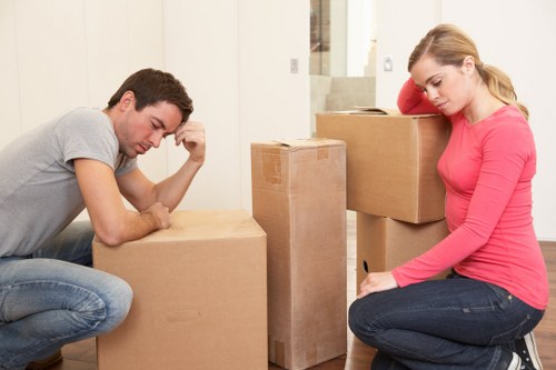 Customer reviewing a moving booking and checklist