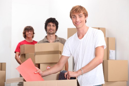 Customer completing a secure removals payment online
