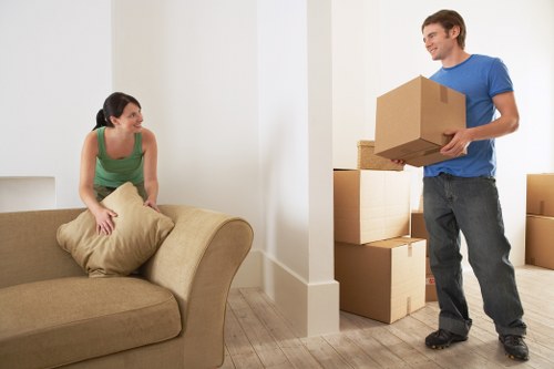 Spacious removal van used for home relocation in Kingston upon Thames